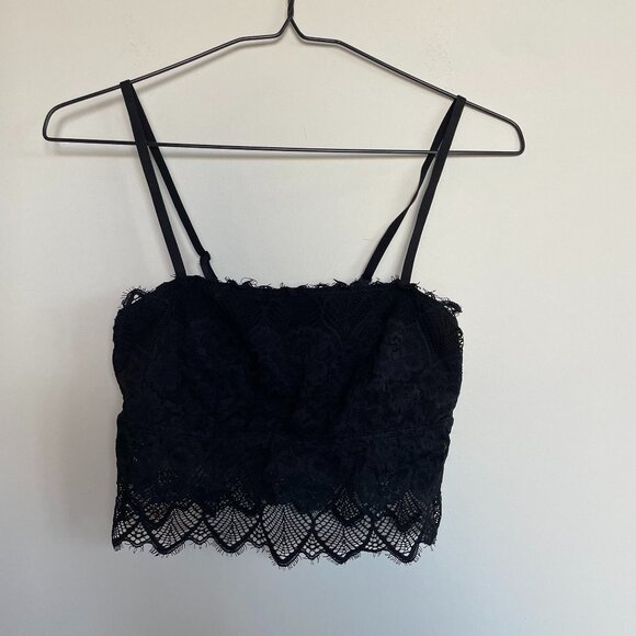 Aerie Square Neck Lace Bralette - Picture 2 of 5
